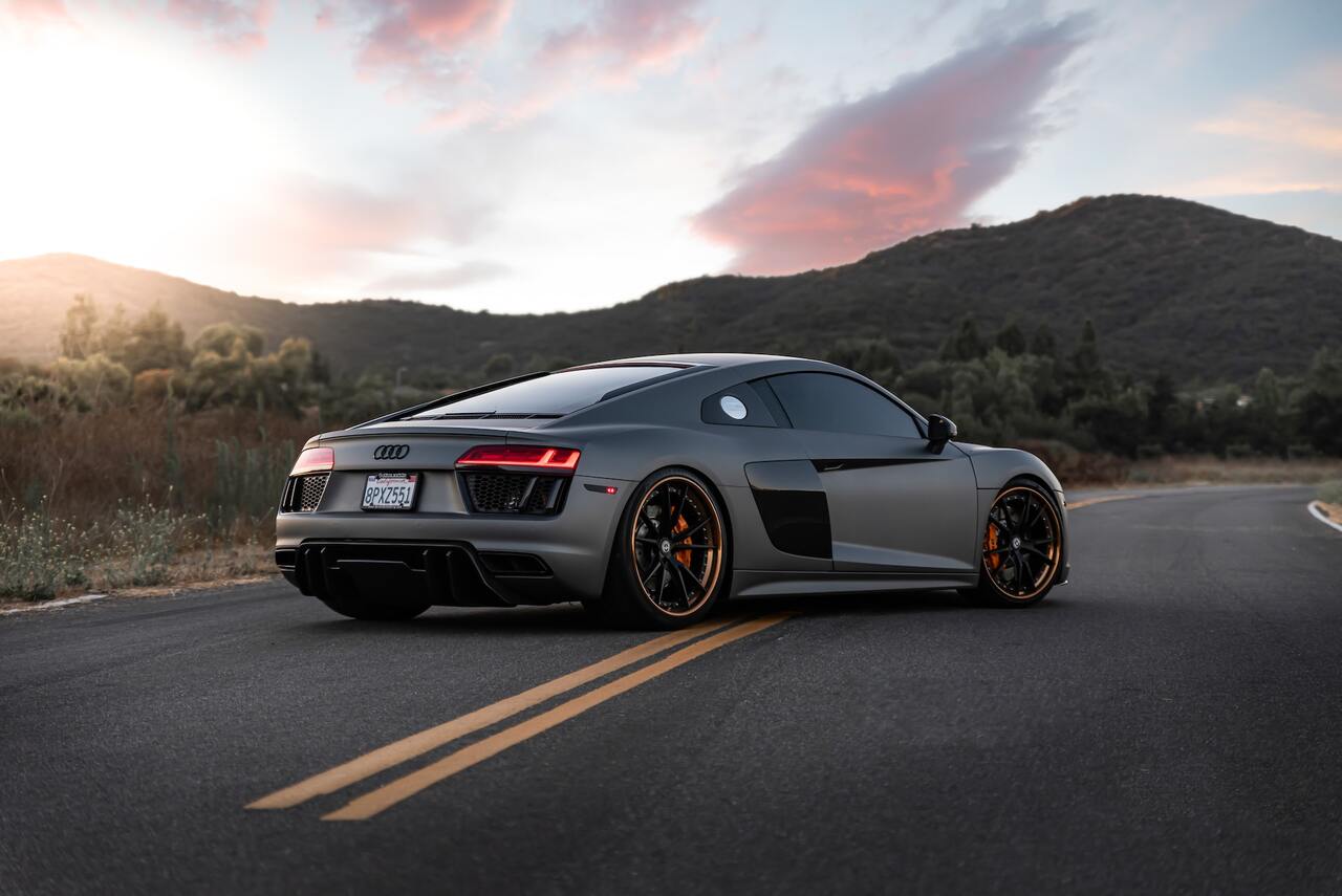 Voiture de sport de marque audi